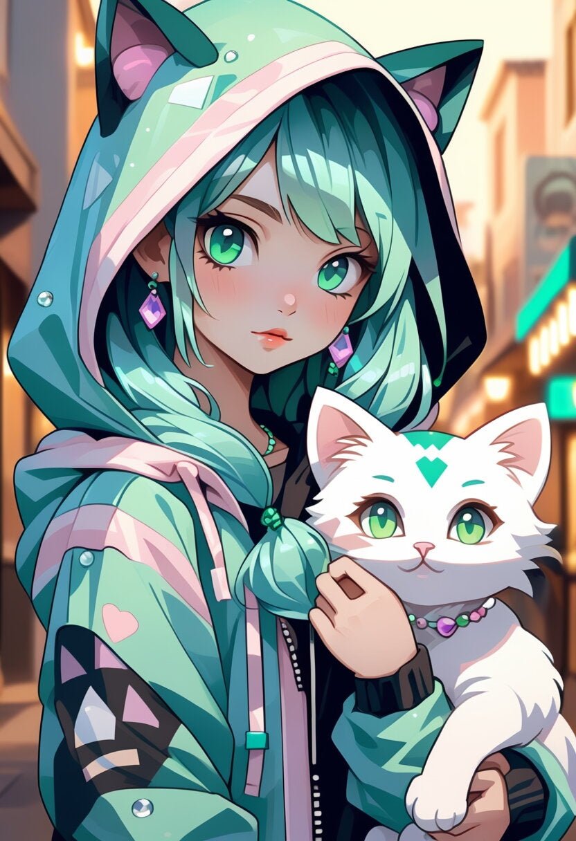 Mystic Alley Cat Girl (3FD+3Crystal)