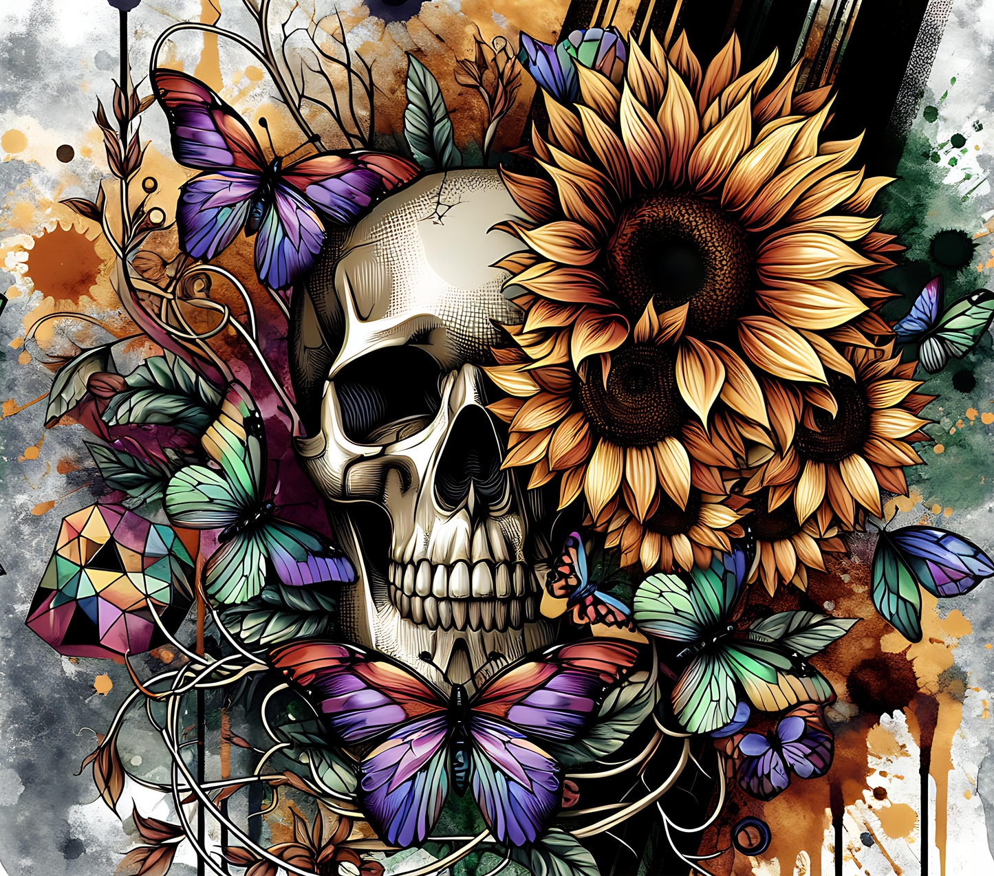 Skull & Sunflower Symphony (3FD+3AB)