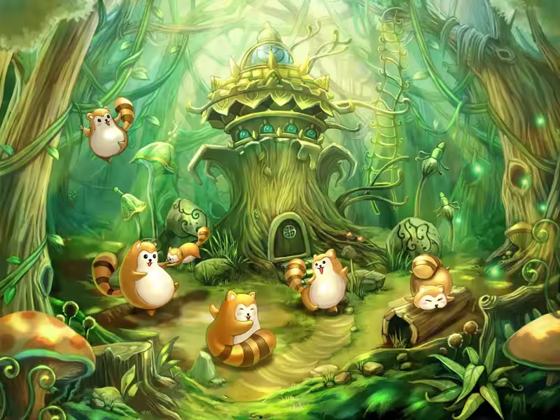Forest Critters’ Hideaway (8FD)