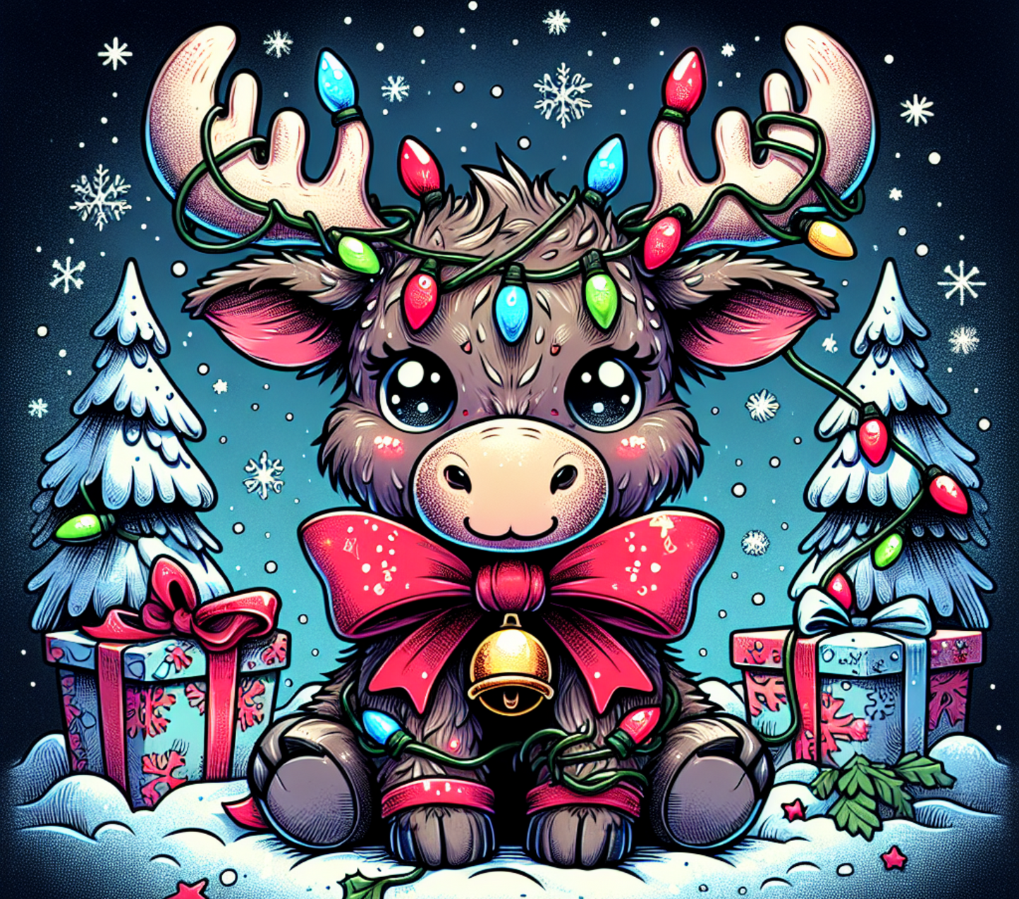 Reindeer Lights (5FD+3AB+2Crystal)