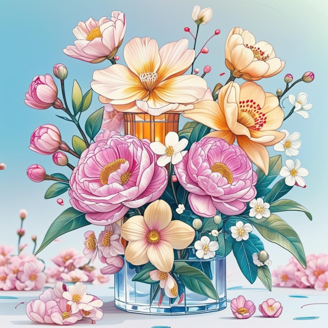 Blossoms in Glass (FD+Crystal Drills)
