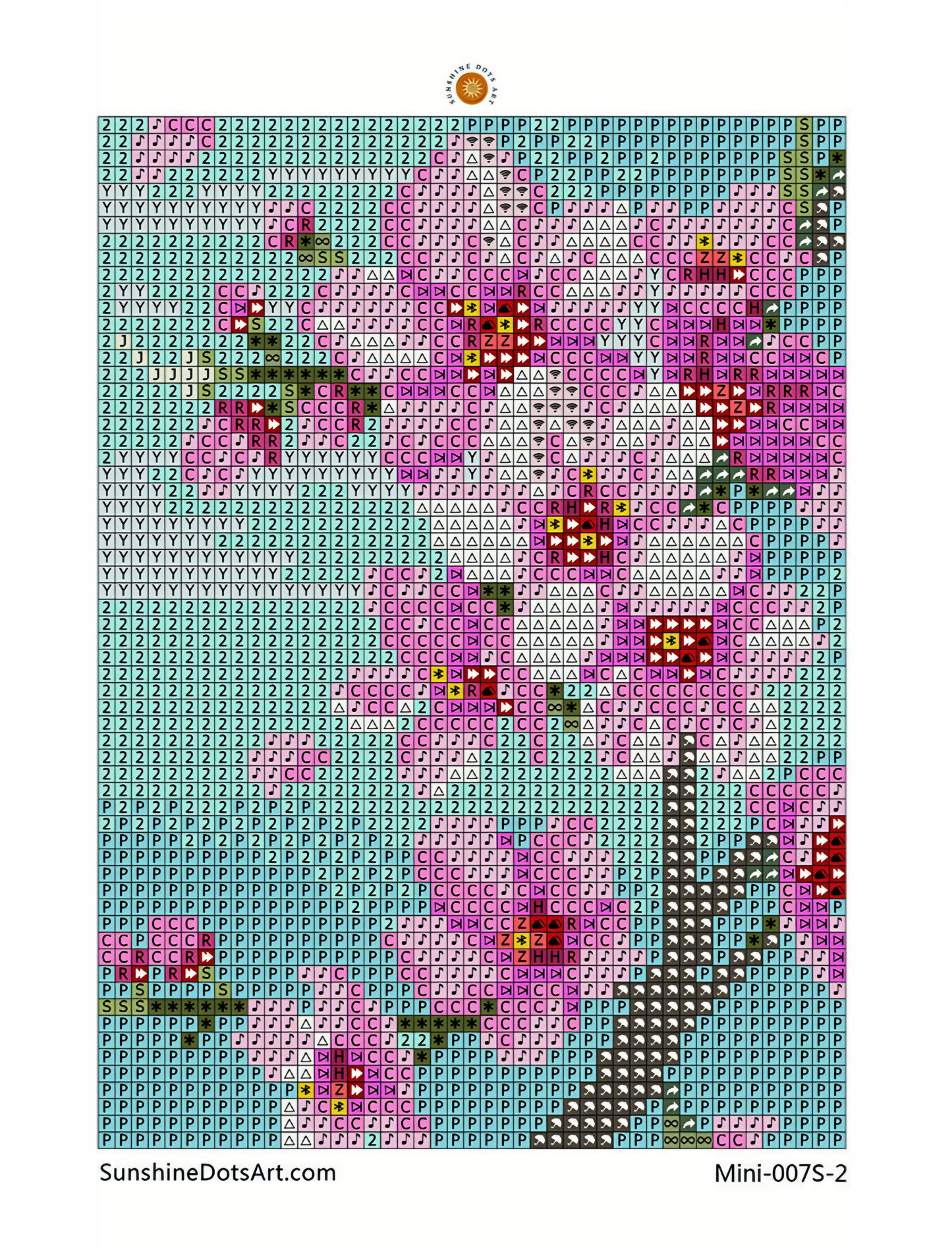 MINI - Story of Flowers (AB) 11x15cm - Square Drills