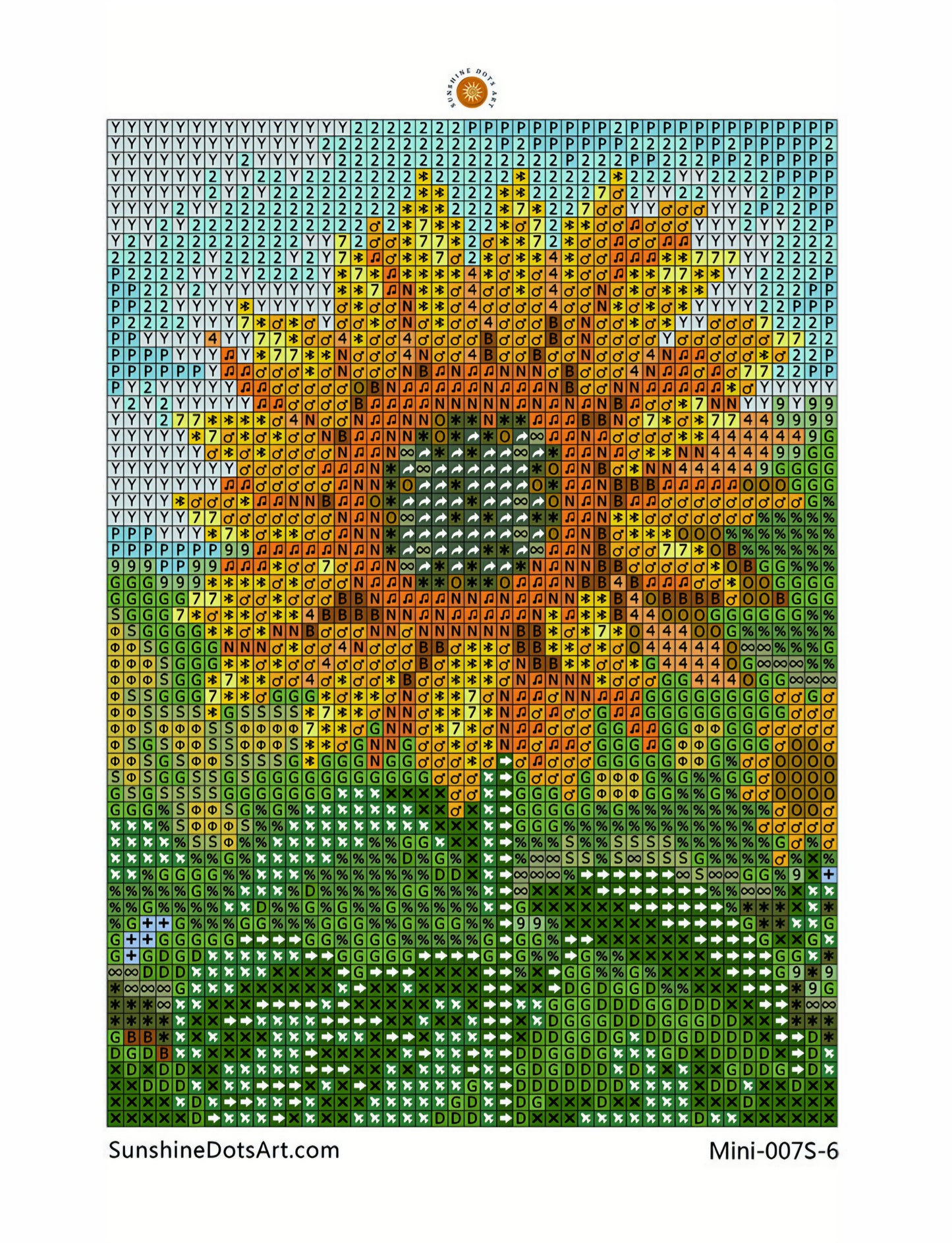 MINI - Story of Flowers (AB) 11x15cm - Square Drills