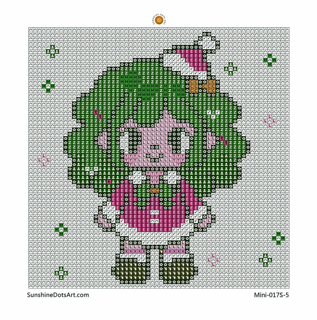 MINI - Christmas Girls (AB+FD) 15x15cm - Square Drills