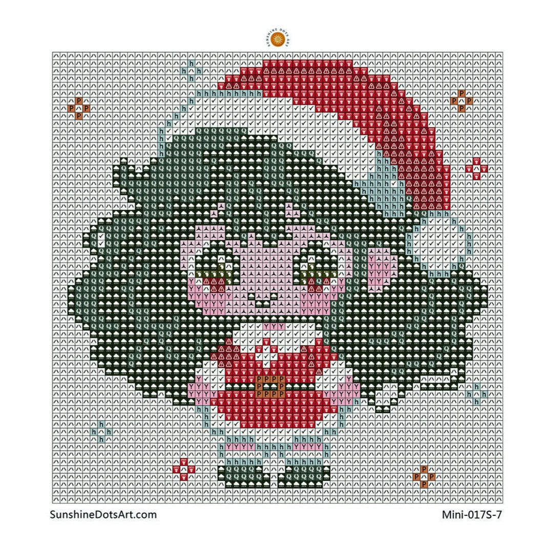 MINI - Christmas Girls (AB+FD) 15x15cm - Square Drills