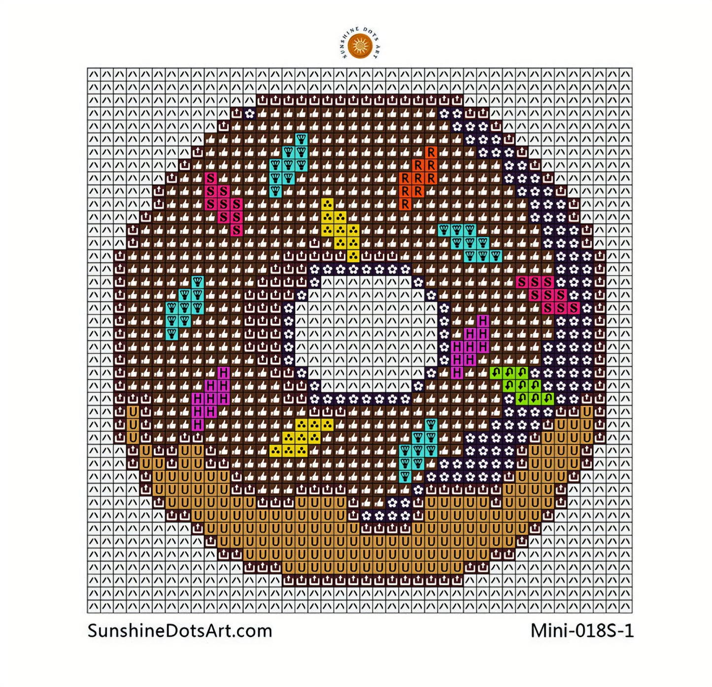 MINI - Donut Planet (AB+FD) 15x15cm - Square Drills