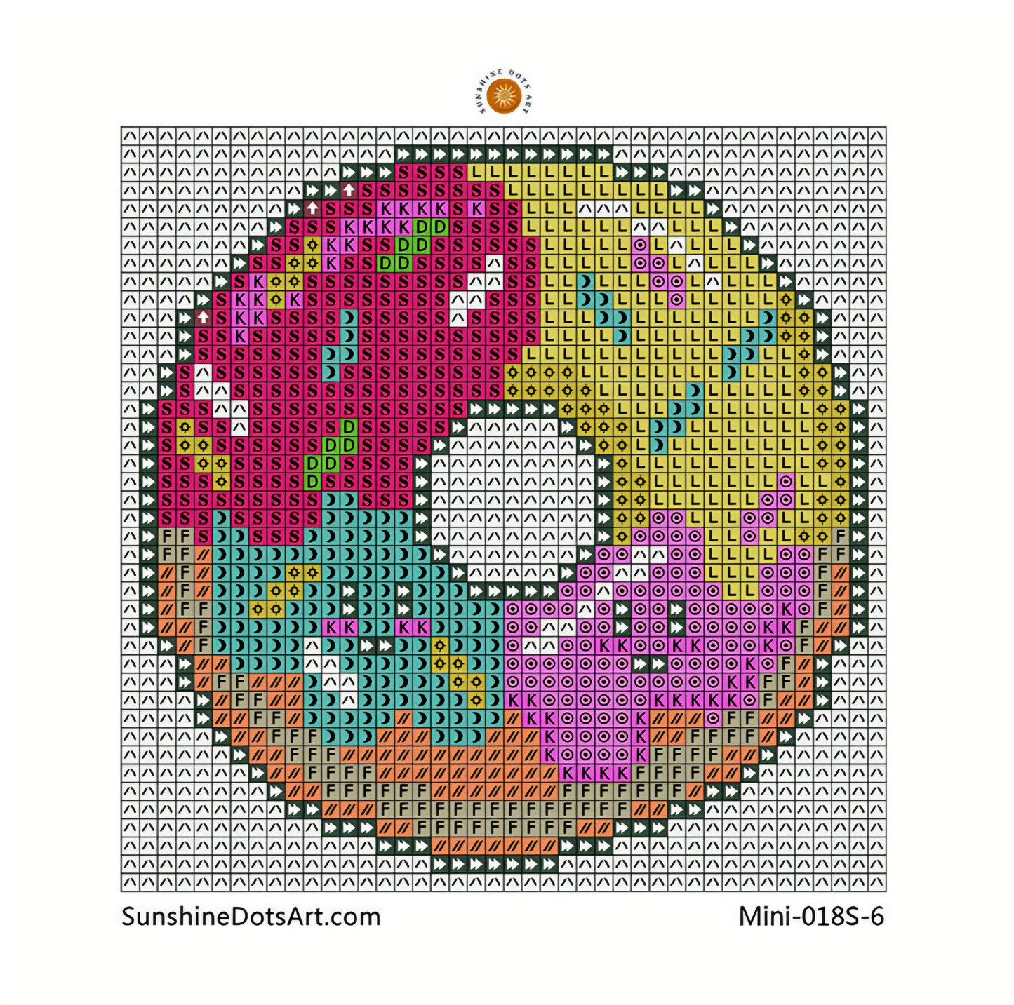 MINI - Donut Planet (AB+FD) 15x15cm - Square Drills