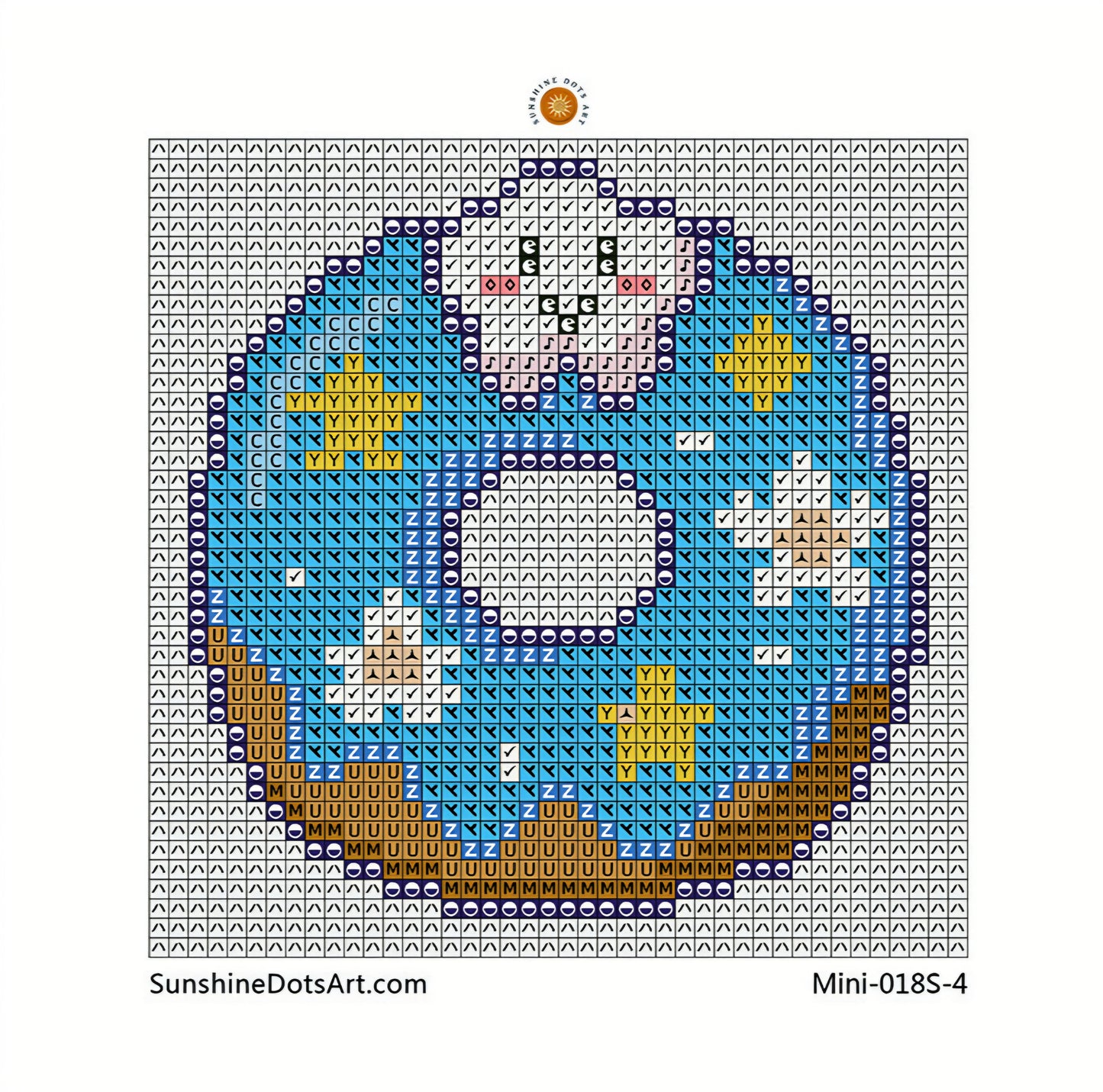 MINI - Donut Planet (AB+FD) 15x15cm - Square Drills