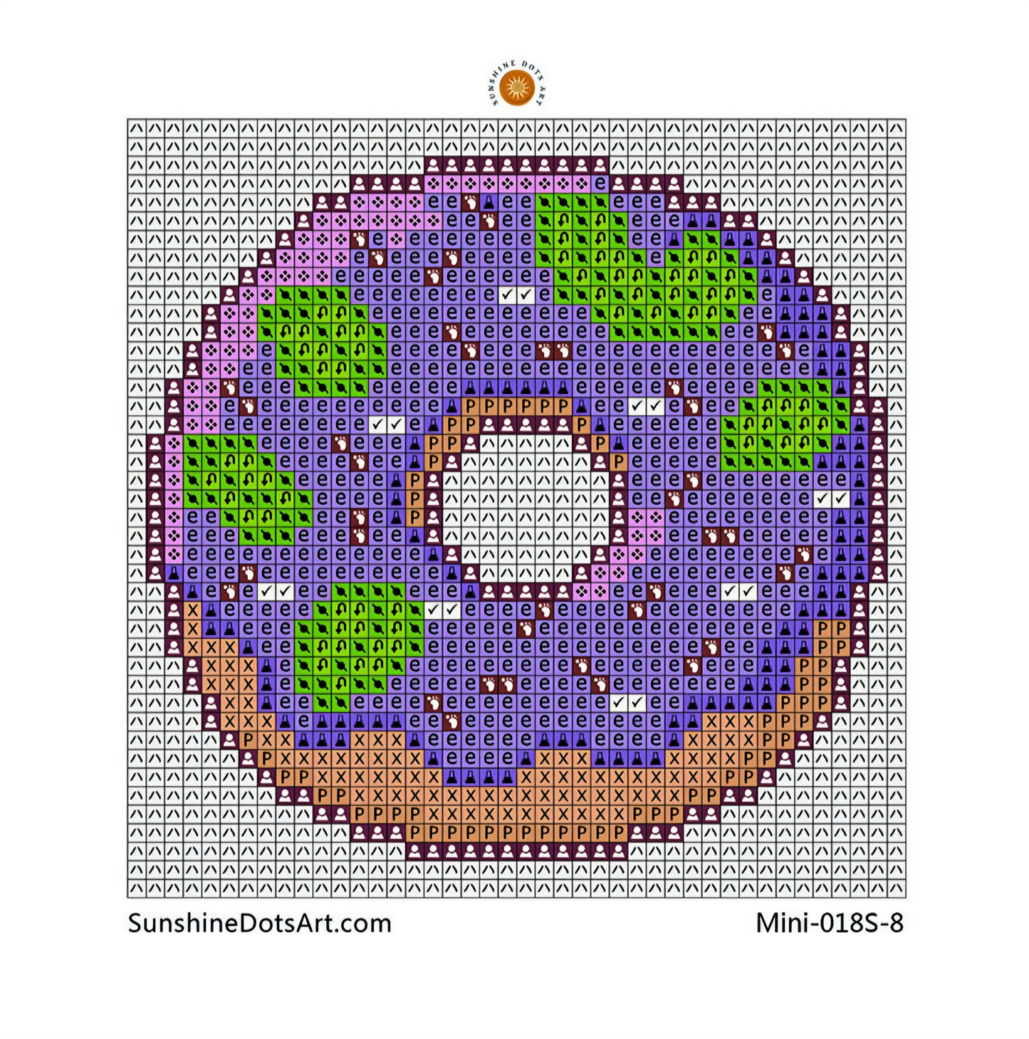 MINI - Donut Planet (AB+FD) 15x15cm - Square Drills