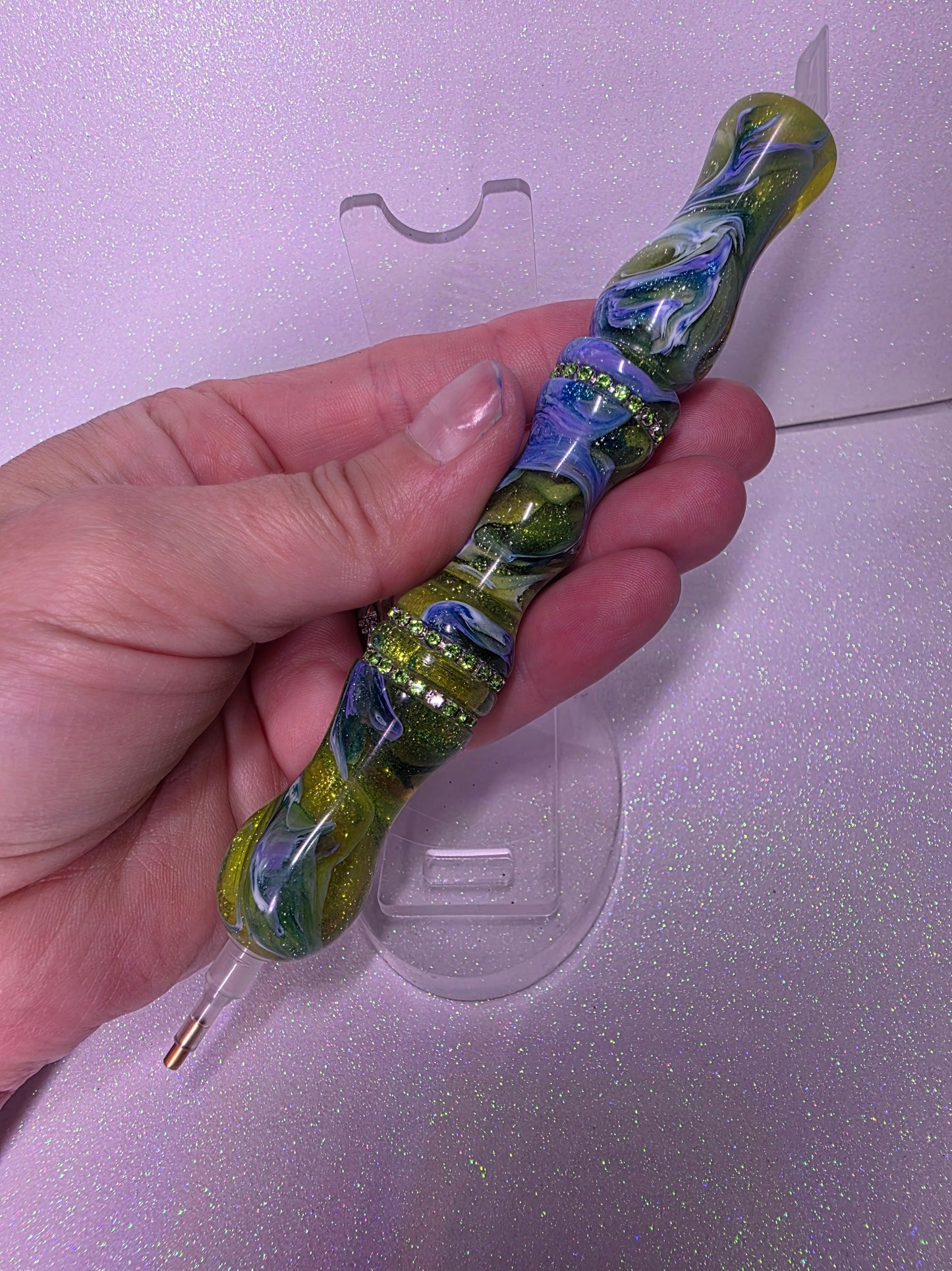 Mystic Bloom Resin Pen
