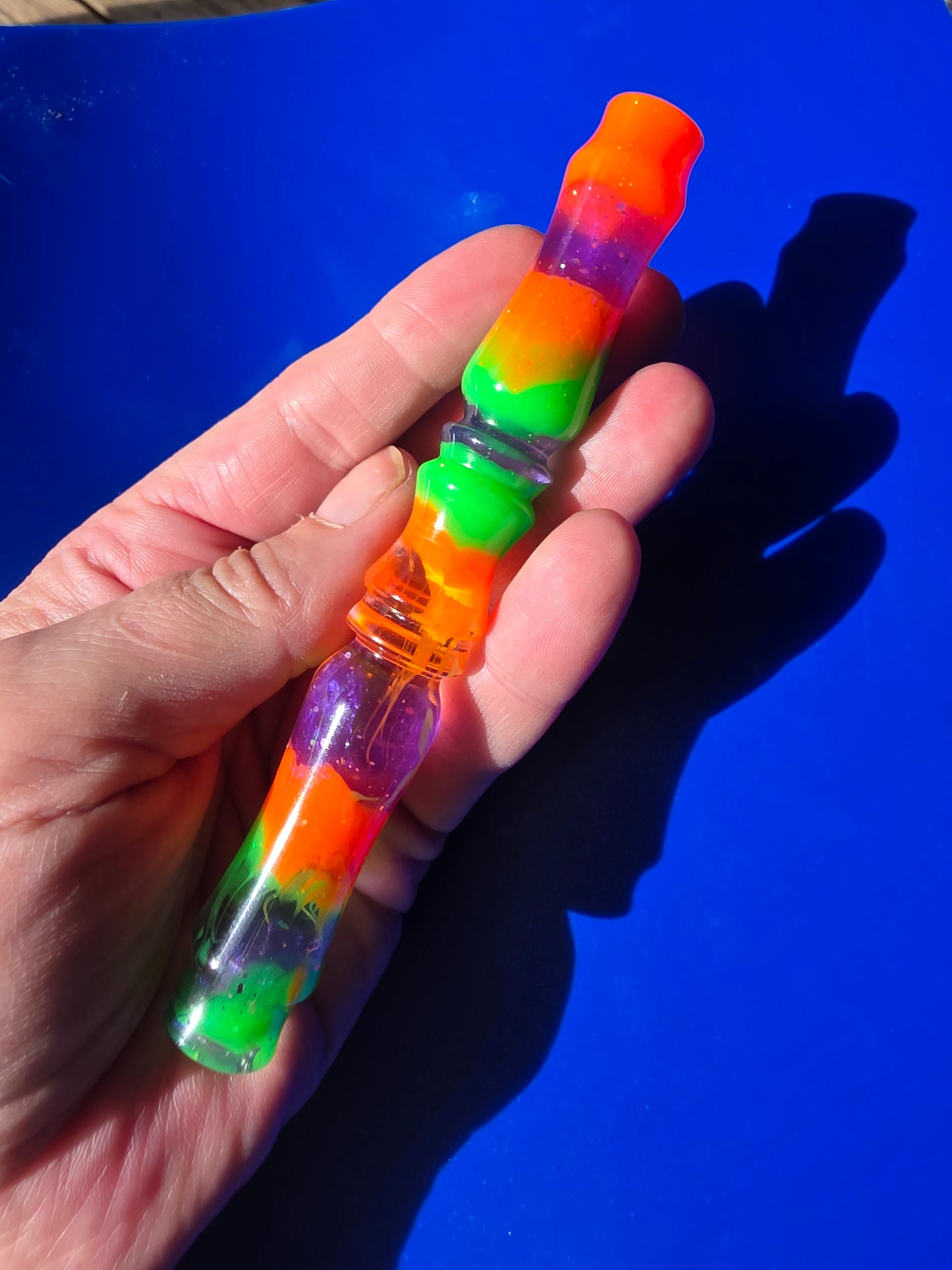 Neon Inferno Resin Pen