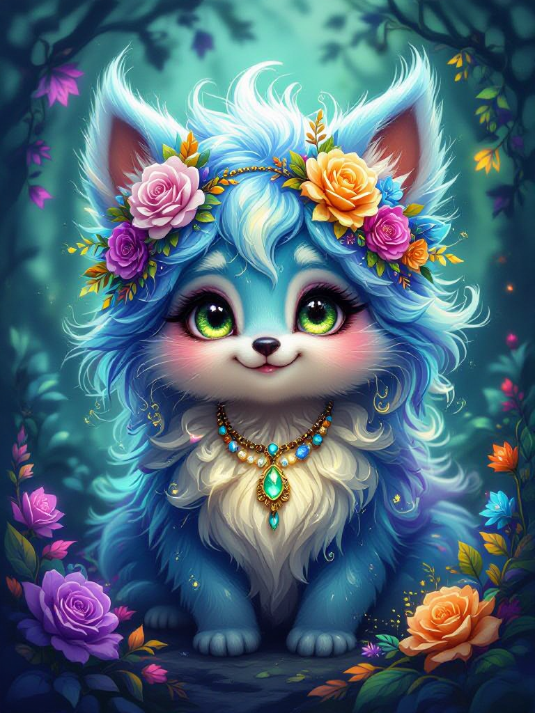 Mystic Bloom Pup (5FD + 3AB + 2 Crystal)