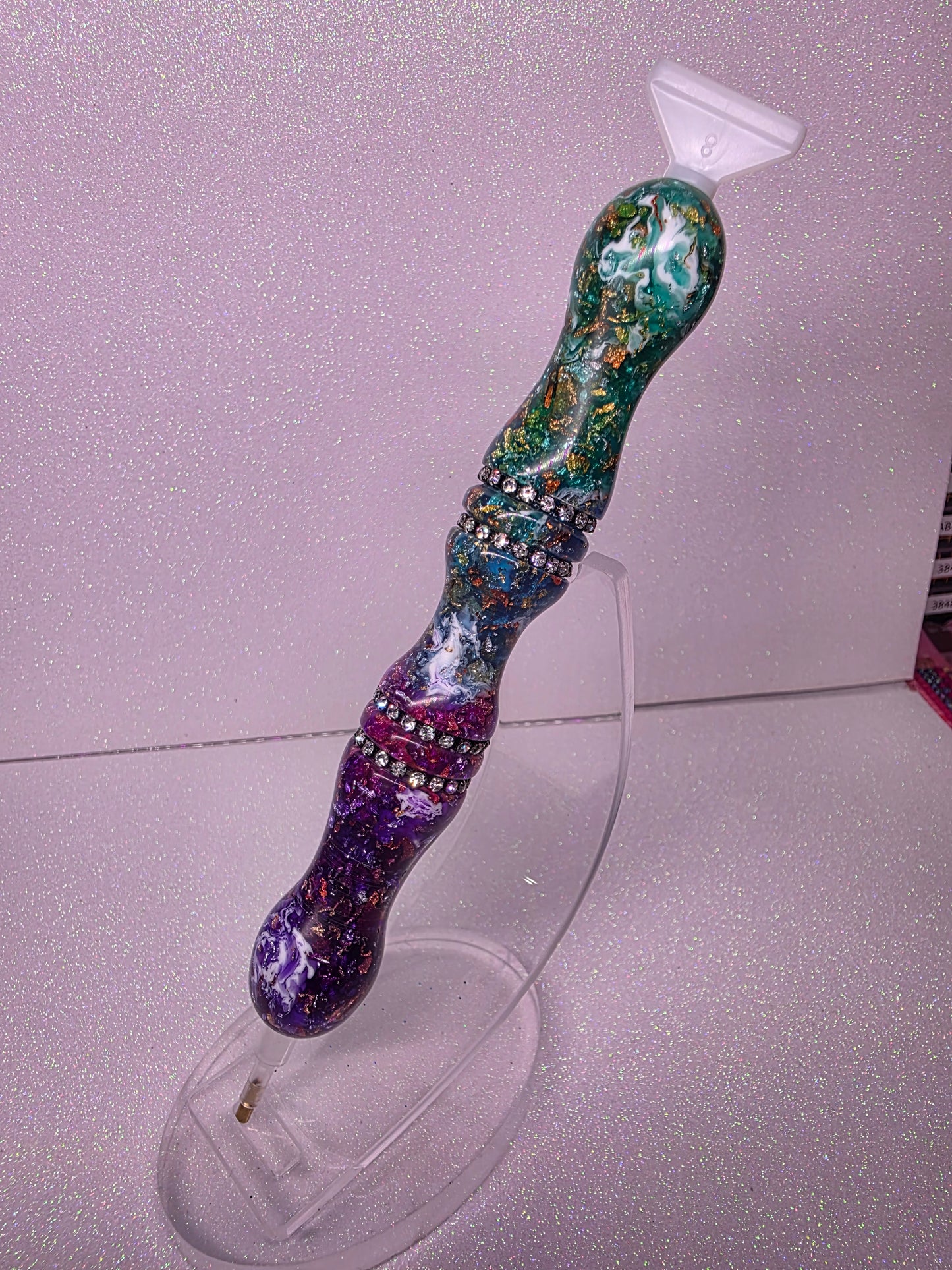 Aurora Bloom Resin Pen