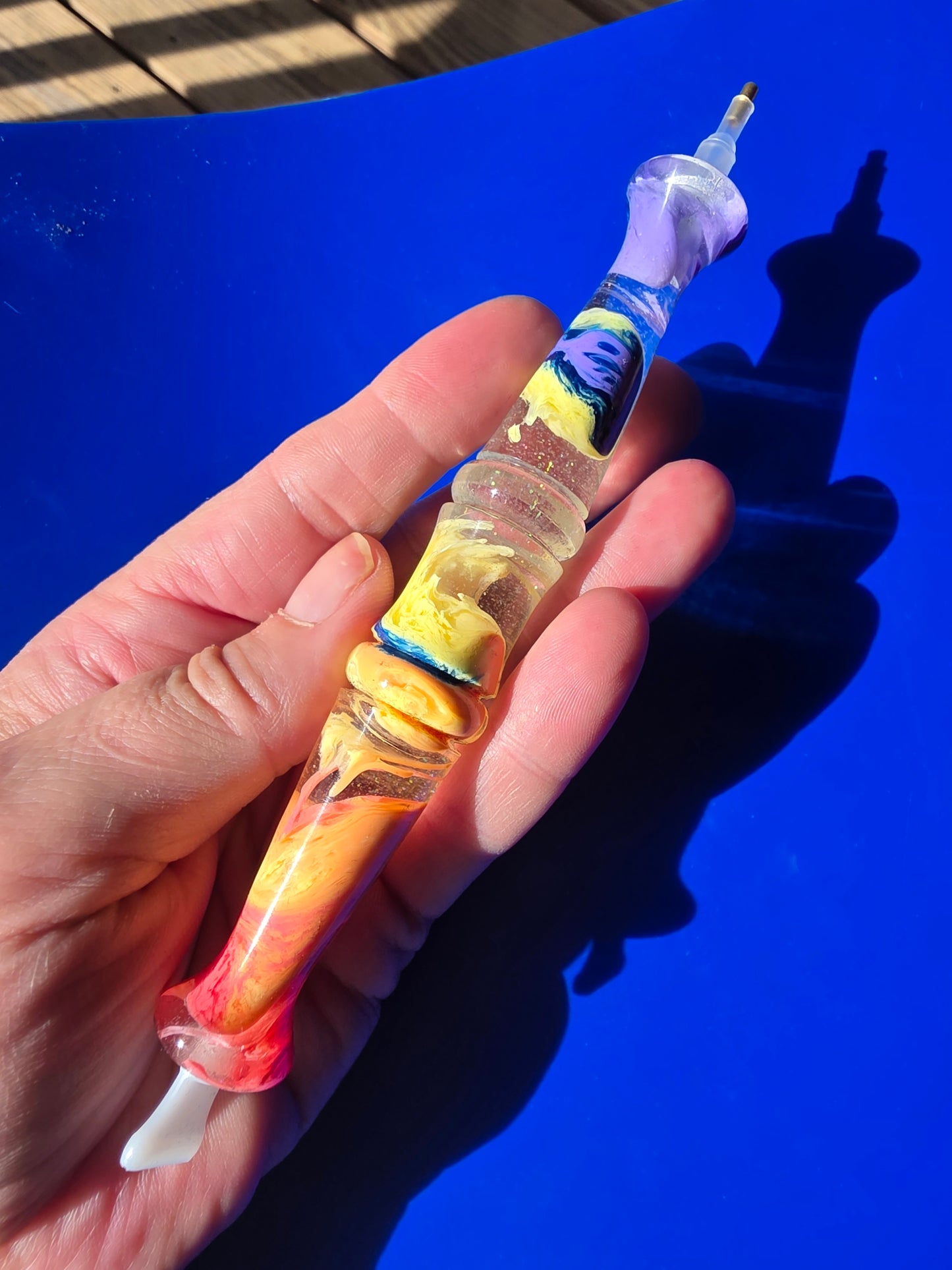 Solar Flare Resin Pen