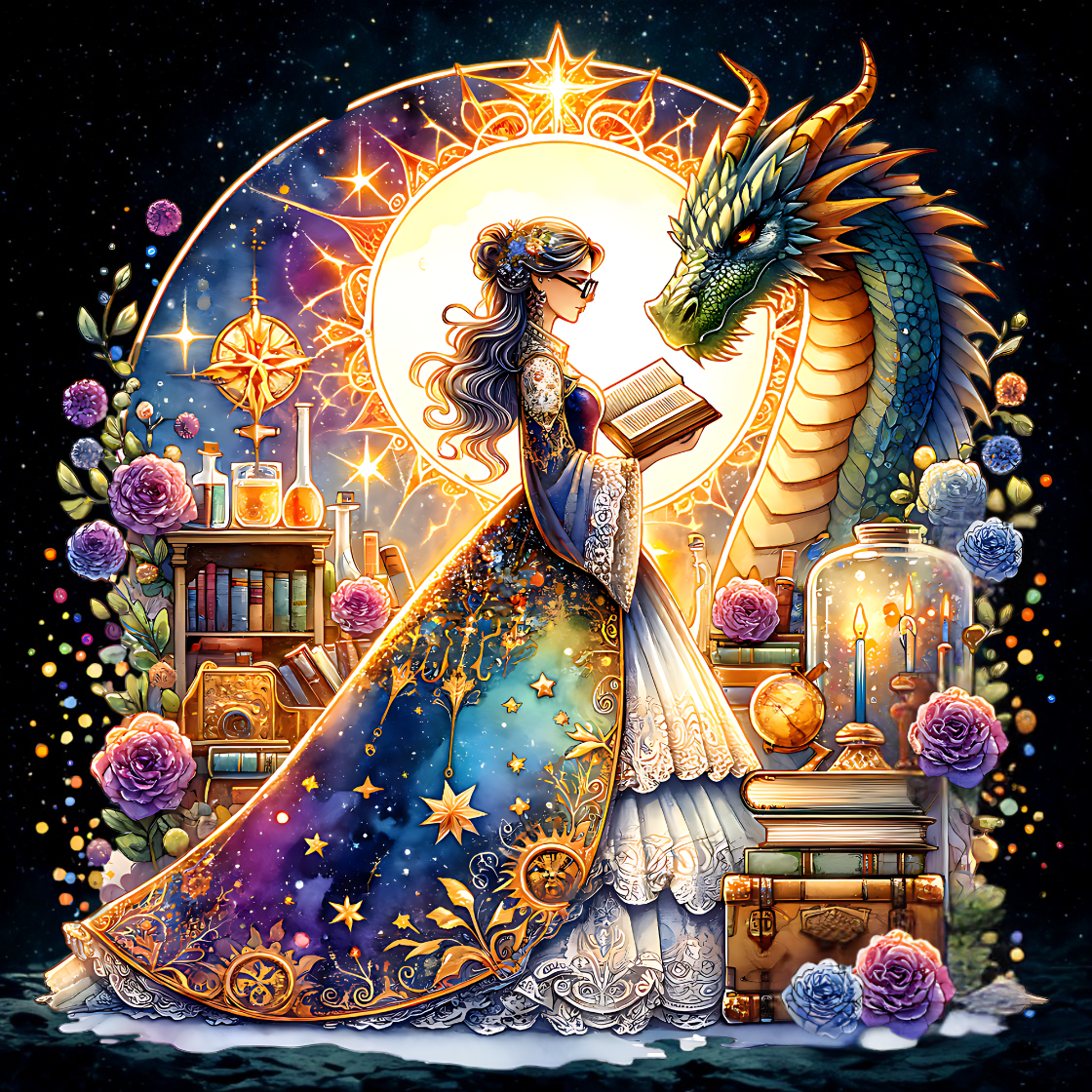 The Alchemist & The Dragon (FD+Crystal Drills)
