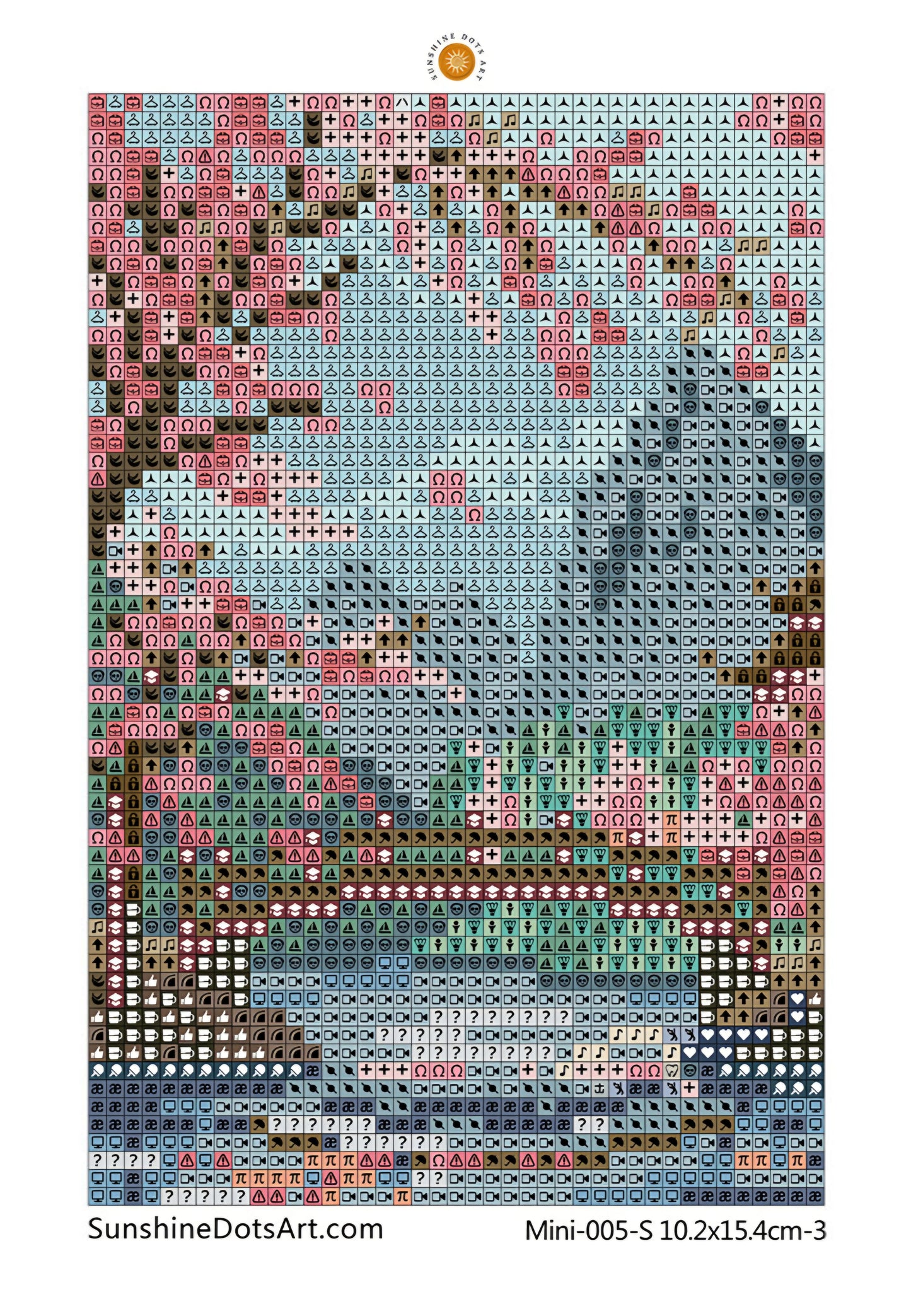 MINI - Months of the Year (AB) 10.2 × 15.4 cm - Square Drills