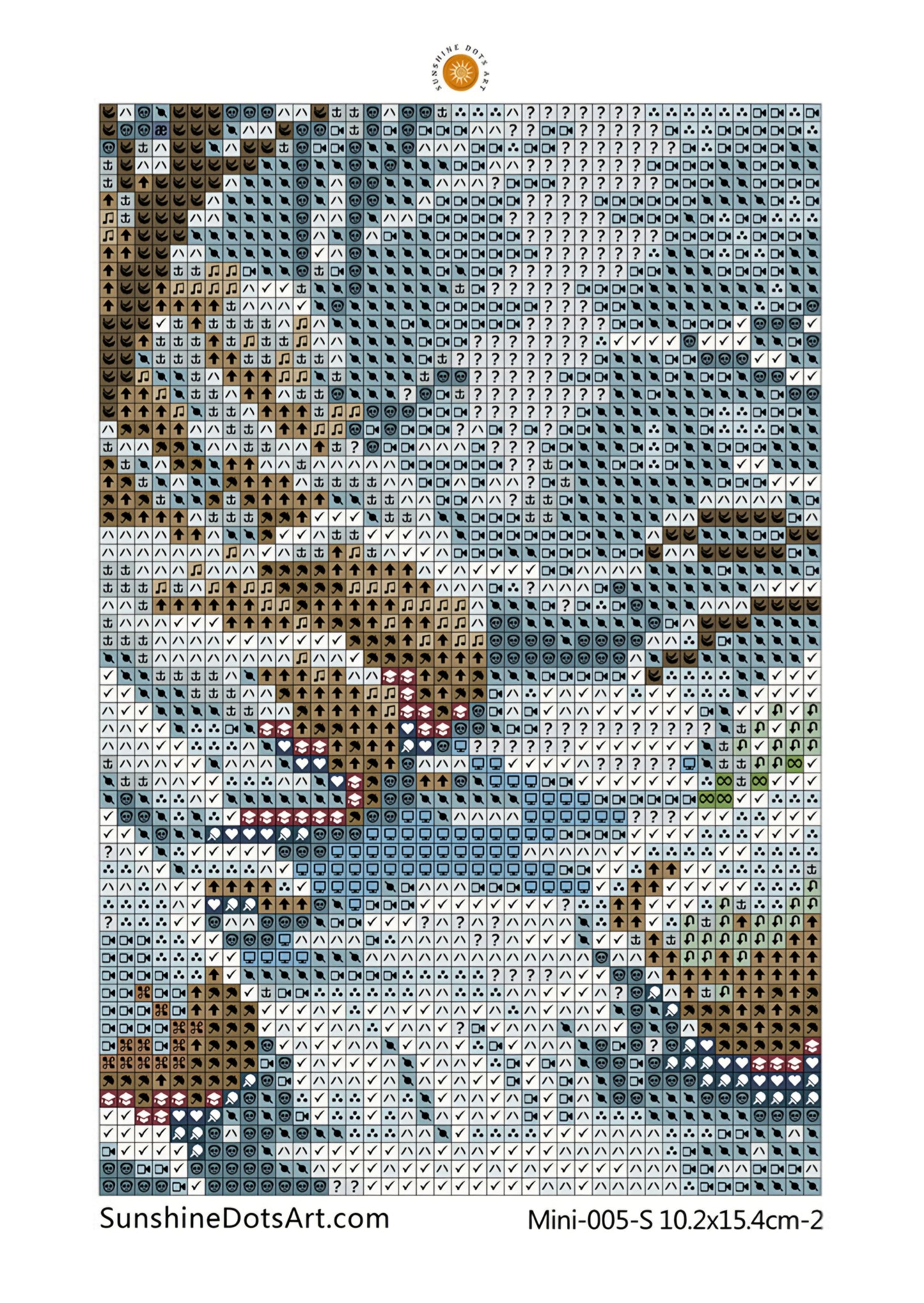 MINI - Months of the Year (AB) 10.2 × 15.4 cm - Square Drills