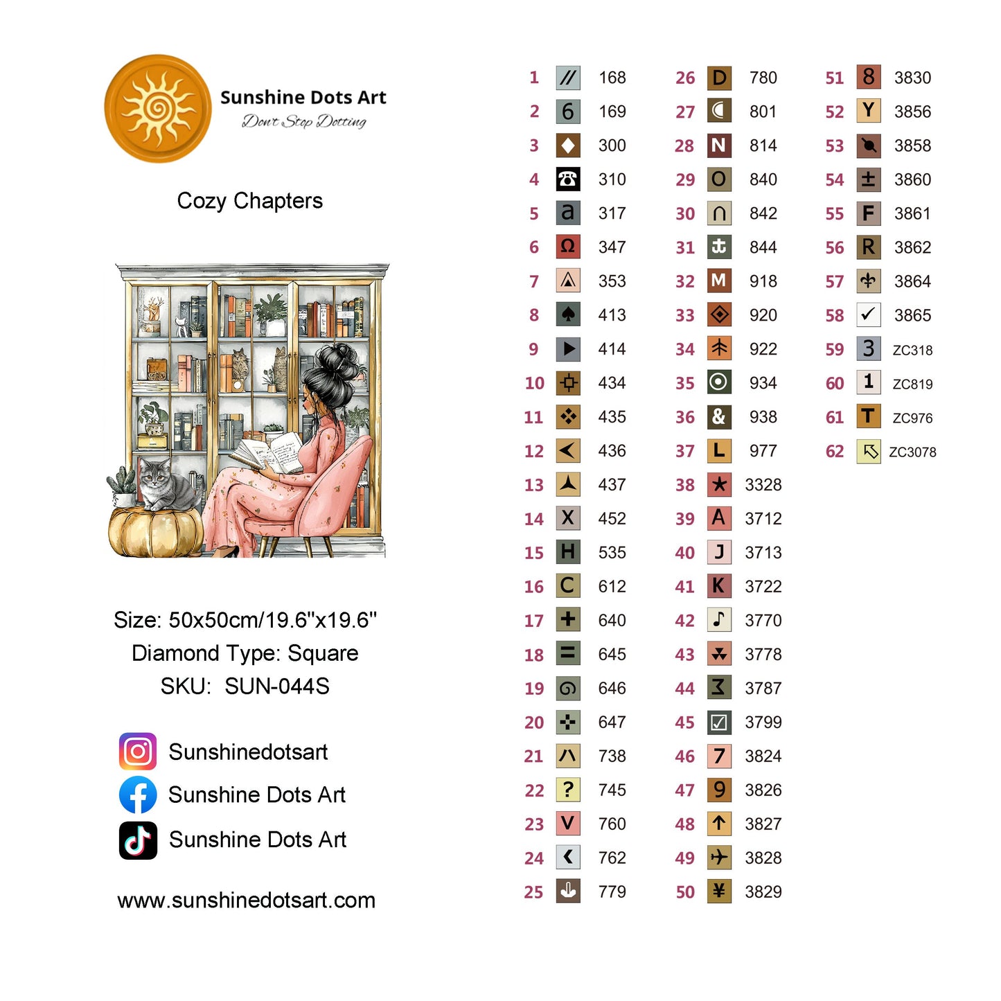 Cozy Chapters (FD) 50x50cm ππ²