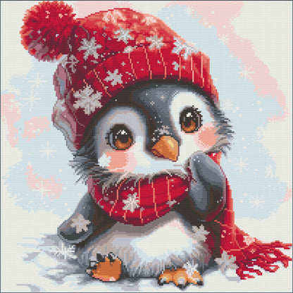 Snowy Snuggles (FD+AB) 50x50cm 🔘🔲