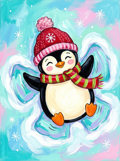 Snow Angel Waddles (FD+AB) 40x55cm 🔘🔲