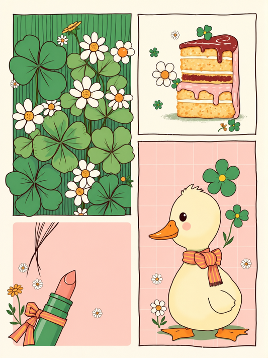Daisies & Little Daydreams (FD+AB) 50X70cm 🔘🔲 | Diamond Painting Kit
