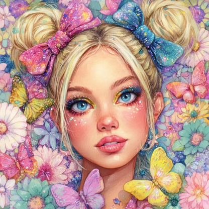 Butterfly Bloom (4FD + 2AB + 2Crystal)