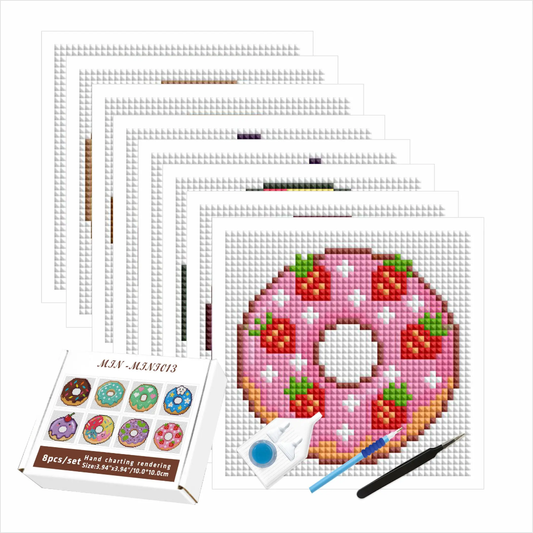 MINI - Donut Planet (AB+FD) 15x15cm - Square Drills