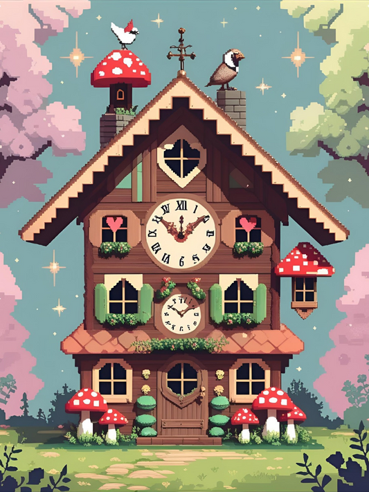Whimsy Clock House (6FD Drills)