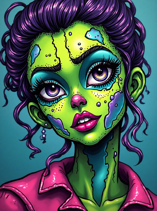Zombie Glam Girl (5FD+2AB Drills)
