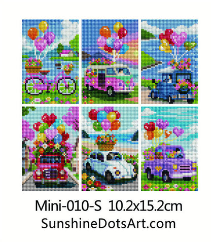 MINI - Dream Travel (AB+FD) 10.5x15.2cm - Square Drills