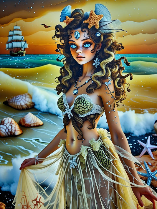 Seashell Siren at Sunset (3FD+3AB Drills)