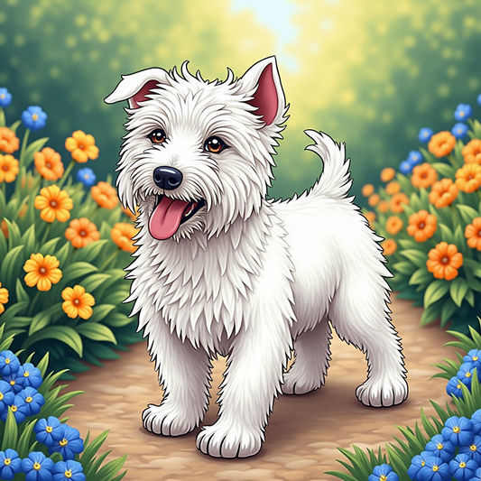 Garden Walk with Westie (100%FD)