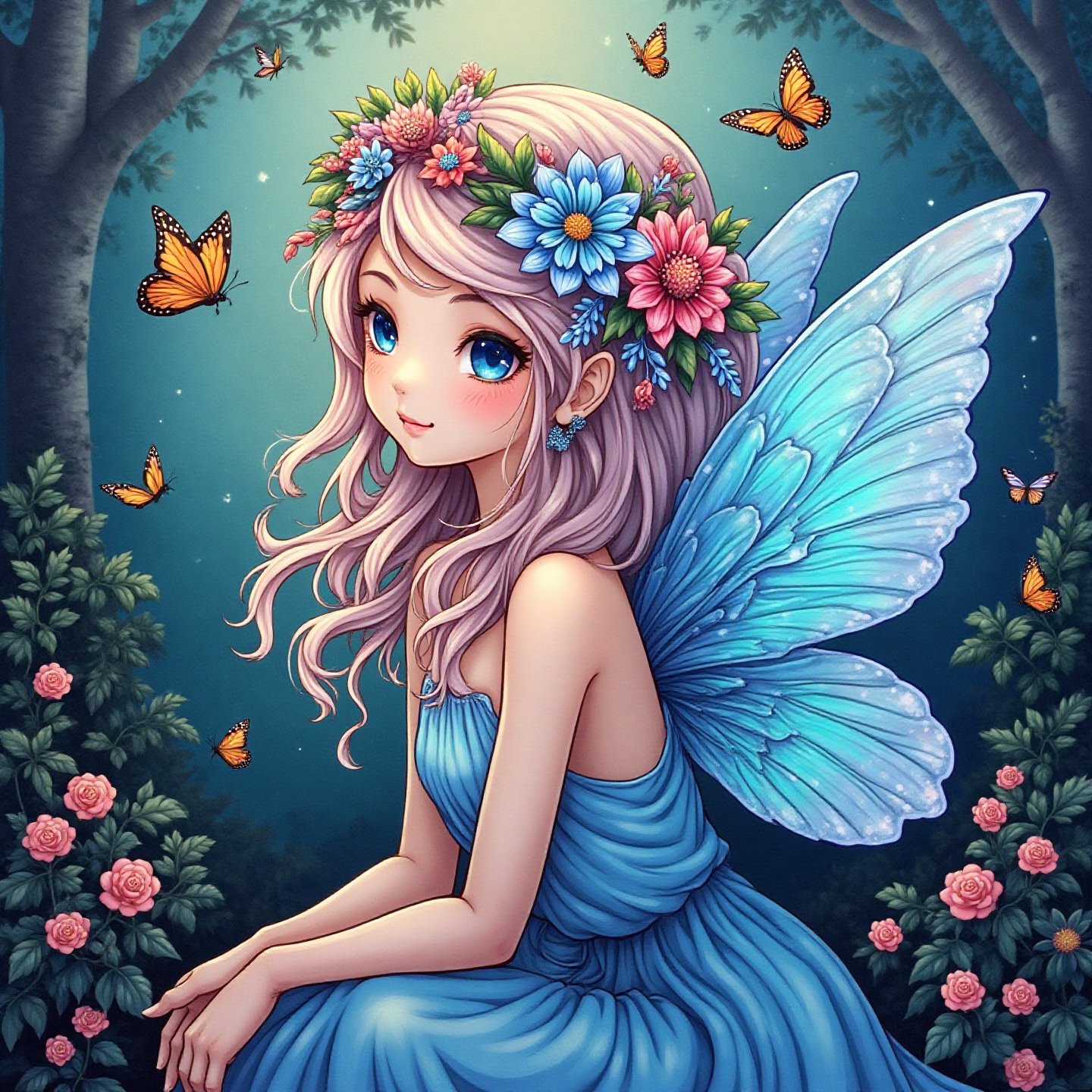 Moonlit Blossom Fairy (3FD + 3NG)