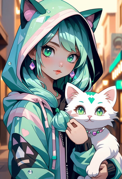 Mystic Alley Cat Girl (3FD+3Crystal)