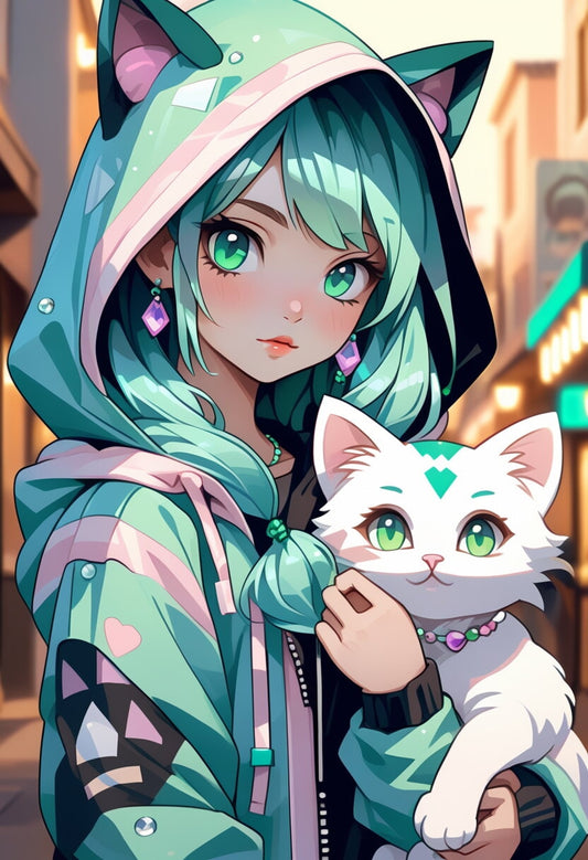Mystic Alley Cat Girl (3FD+3Crystal)