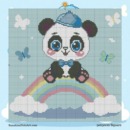 MINI – Rainbow Panda Cutie (FD+AB) 30x30cm 🔲