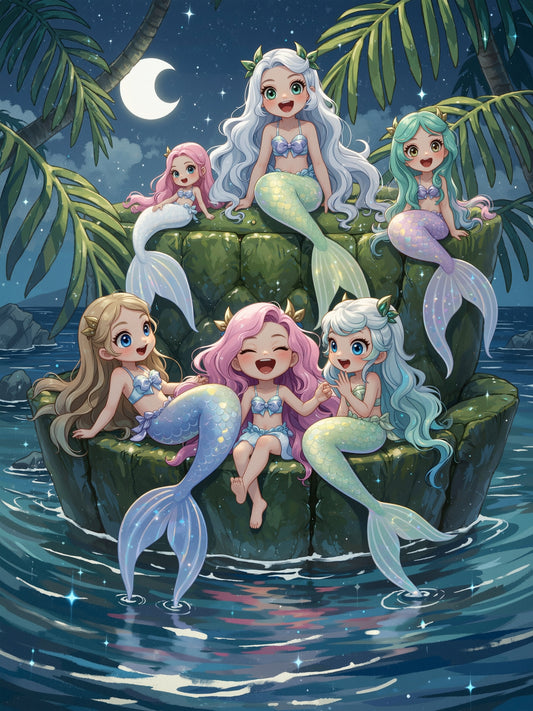 Moonlight Mermaids (6FD + 3AB)