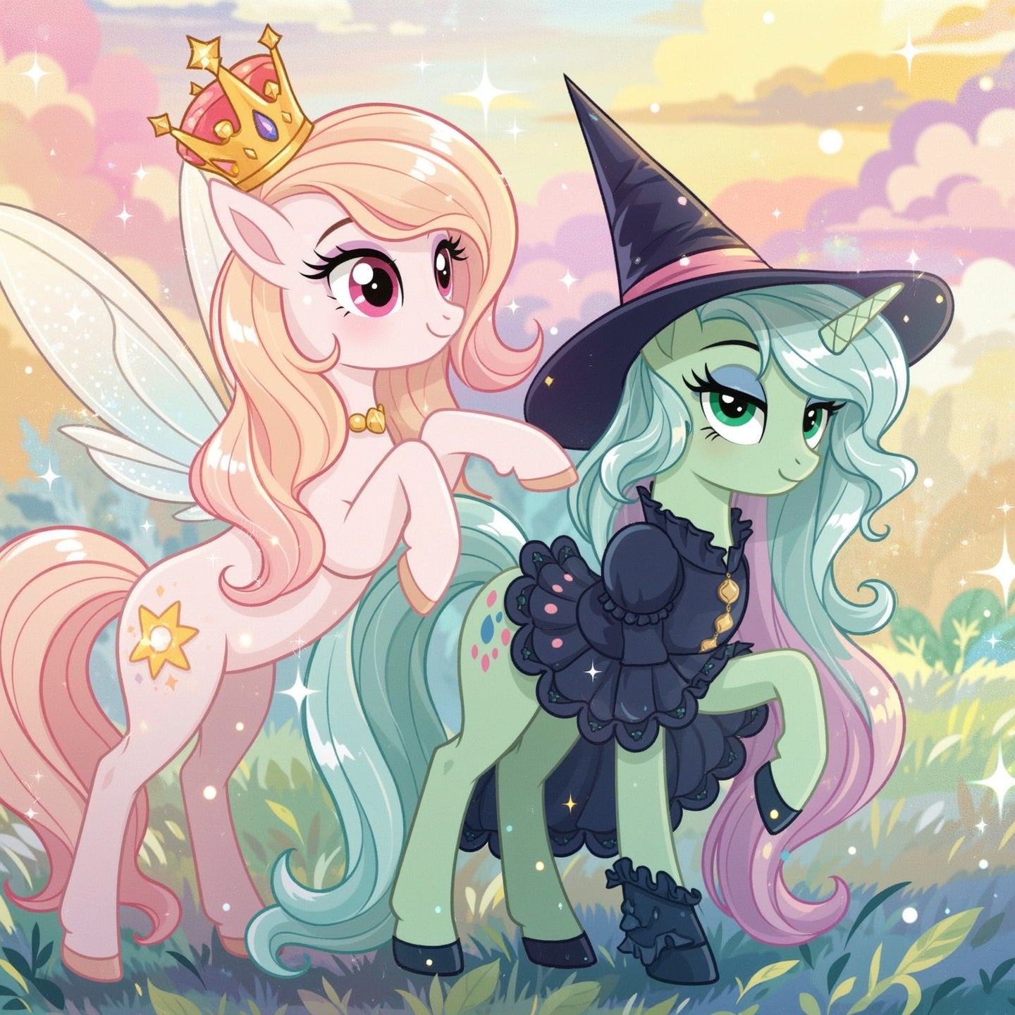 The Fairy & The Witch (5 Fairy Dust + 3 AB + 1 Crystal)