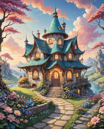 Enchanted Meadow Cottage (5 Fairy Dust + 3 AB + 1 Metallic)