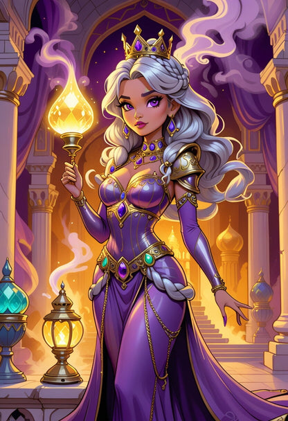 The Amethyst Queen (5 Fairy Dust + 3 AB + 1 Metallic)