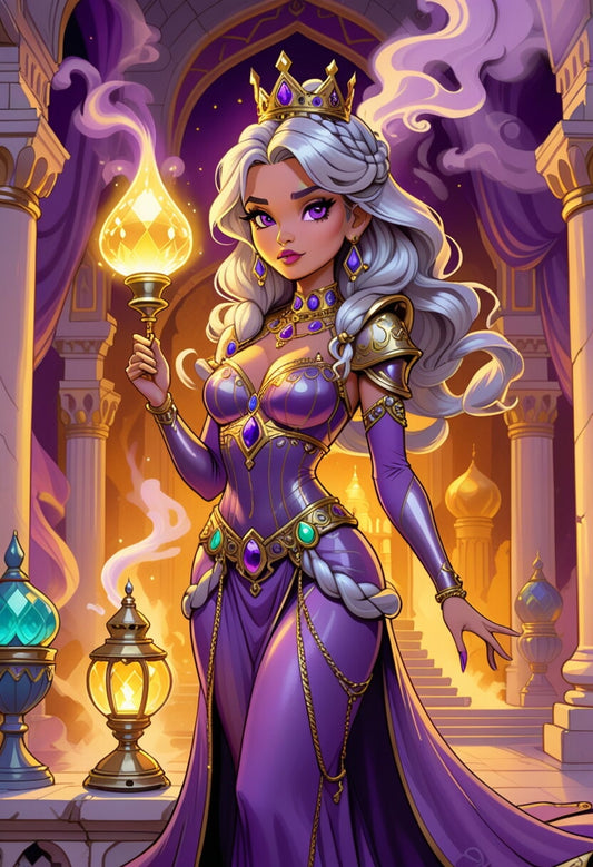 The Amethyst Queen (5 Fairy Dust + 3 AB + 1 Metallic)