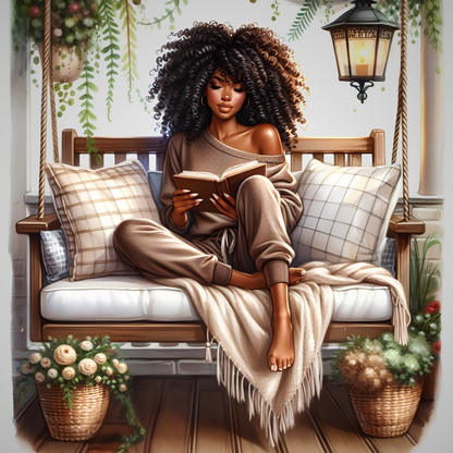 Cozy Porch Escape (FD) 50×50cm 🔘🔲