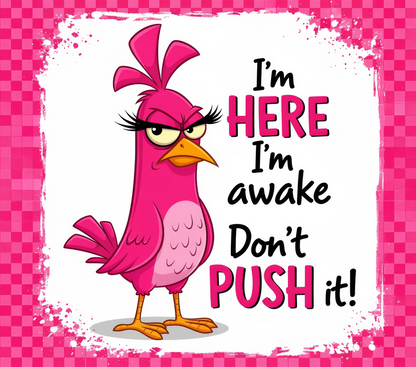 Don’t Push It (FD) 40x40cm 🔲