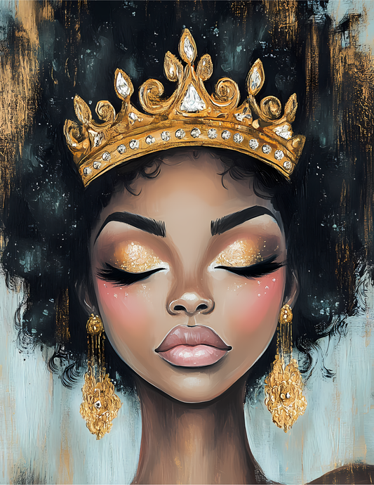 Golden Crown Queen (FD+AB) 50x65cm 🔘🔲
