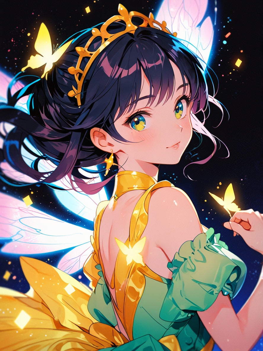 Starlight Butterfly (FD) 50x65cm 🔘🔲