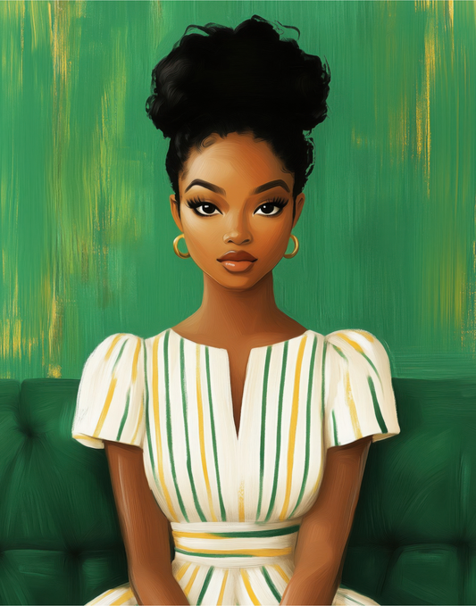 Emerald Elegance (FD+AB) 40x60cm 🔘🔲