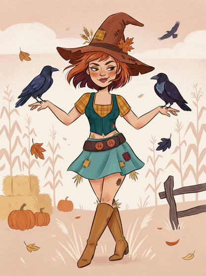 Raven’s Harvest Witch (FD+AB) 45x60cm 🔘🔲