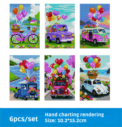 MINI - Dream Travel (AB+FD) 10.5x15.2cm - Square Drills