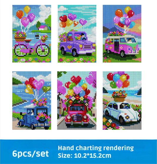 MINI - Dream Travel (AB+FD) 10.5x15.2cm - Square Drills