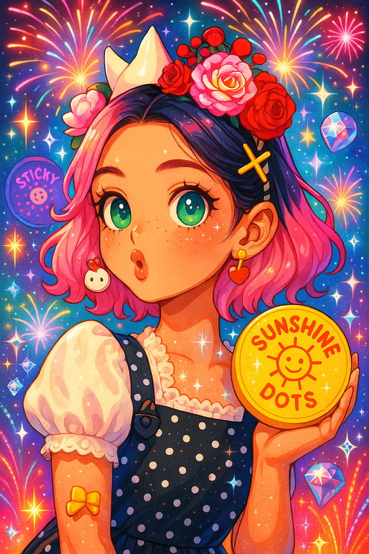 Firework Sparkle Girl (FD+AB+Metallic Drills)